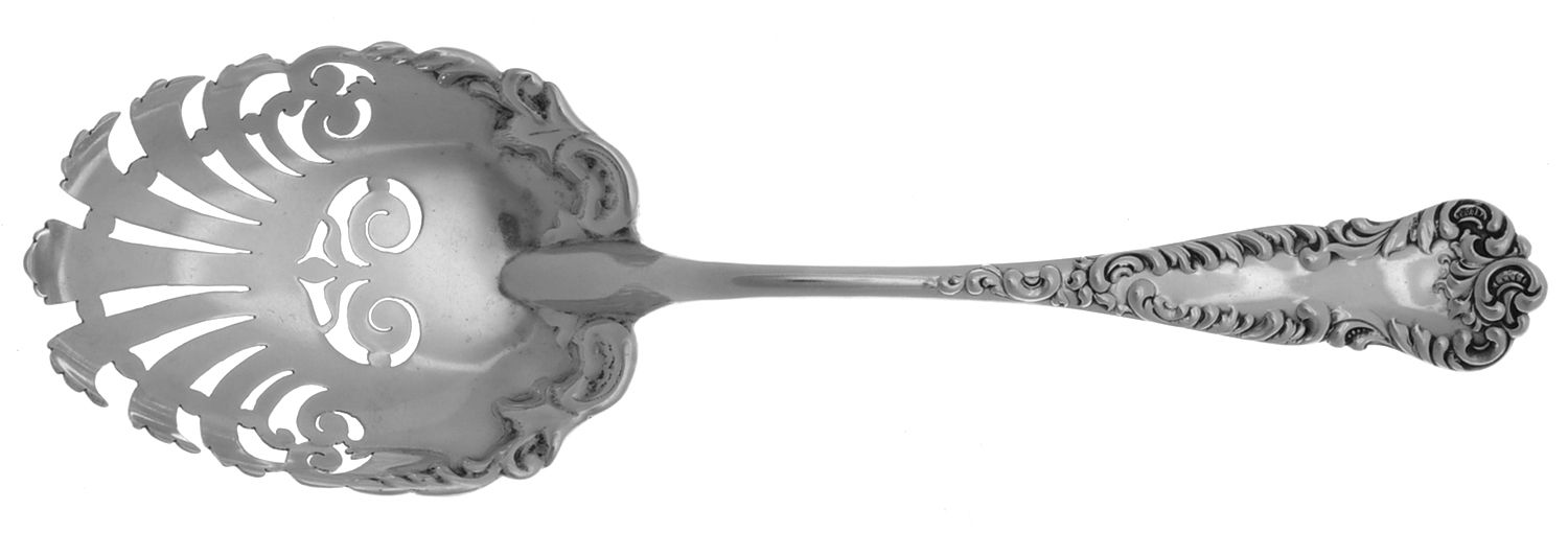 Argo (Sterling, 1892) Macaroni Serving Spoon by JB & SK Knowles Silver-1