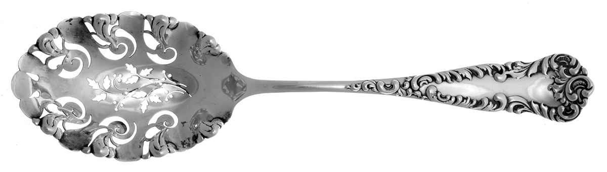 Argo (Sterling, 1892) Ice Serving Spoon Large by JB & SK Knowles Silver-1