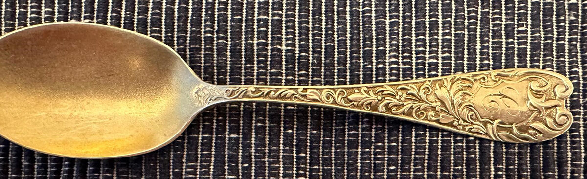 Aeolian (Sterling, 1882) Demitasse Spoon by JB & SK Knowles Silver-1