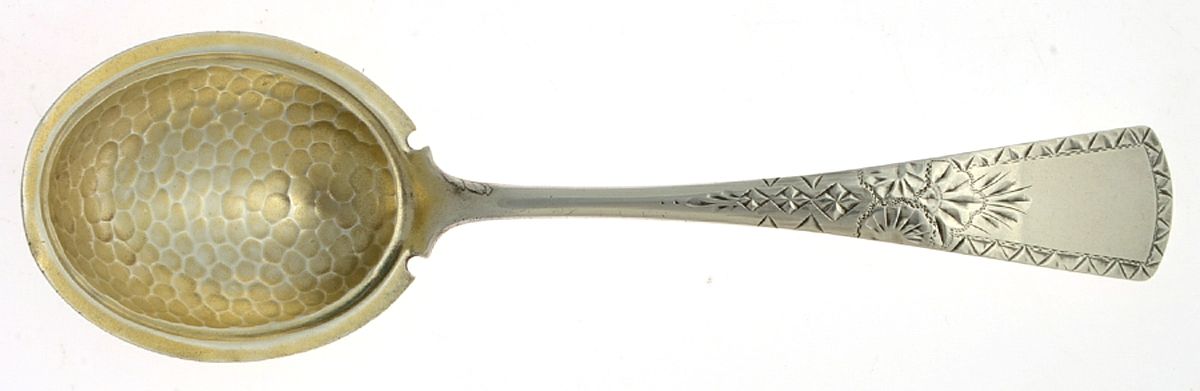 Agate (Sterling, 1878) Sugar Spoon by JB & SK Knowles Silver-1