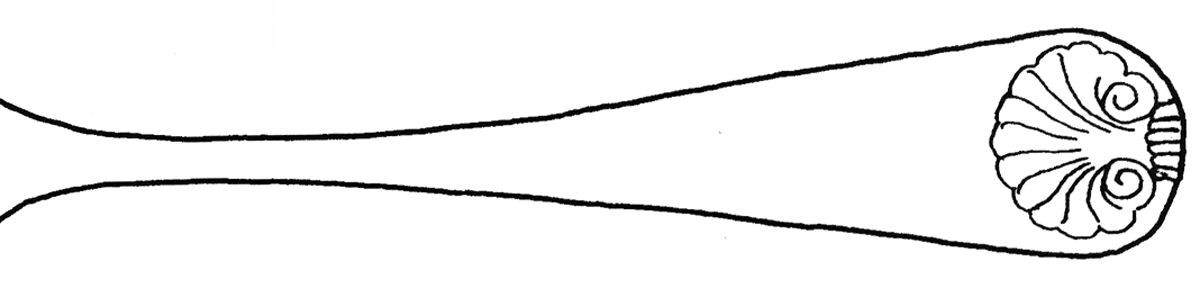 Shell (Sterling, 1865) Fork by JB & SK Knowles Silver-1