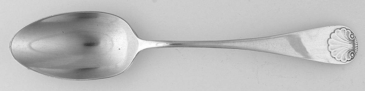Shell (Sterling, 1865) Tablespoon (Serving Spoon) by JB & SK Knowles Silver-1