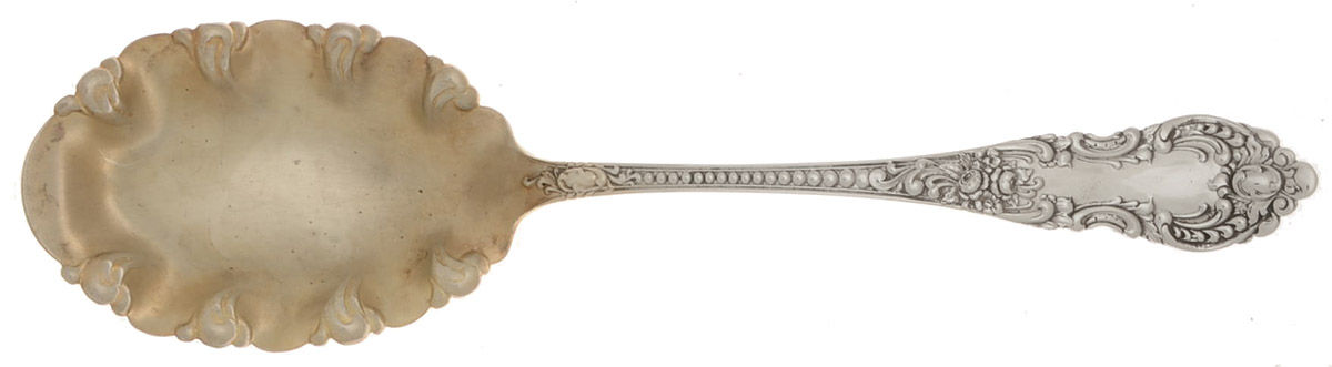 Apollo (Sterling) Medium Solid Berry/Casserole Spoon by JB & SK Knowles Silver-1