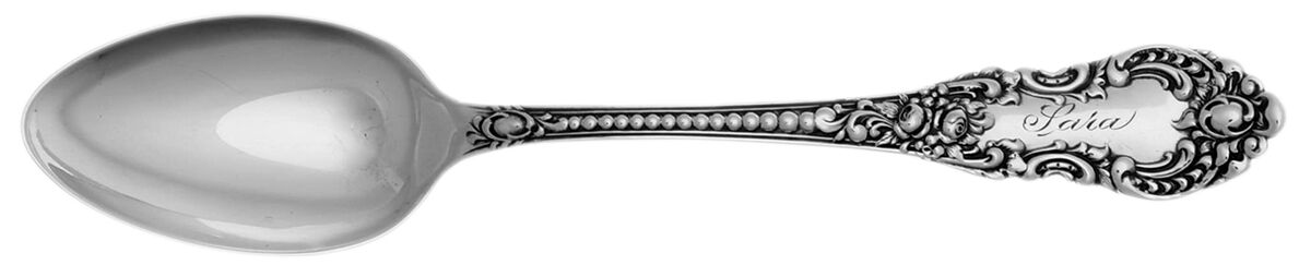 Apollo (Sterling) Monogram Five O'Clock Teaspoon by JB & SK Knowles Silver-1
