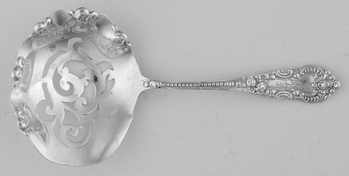 Apollo (Sterling) Large Confection Spoon by JB & SK Knowles Silver-1