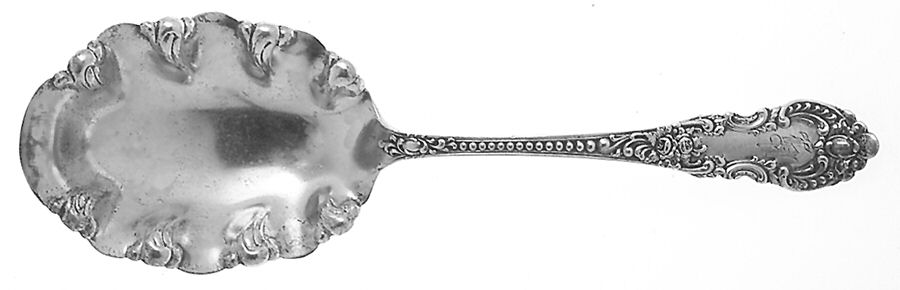 Apollo (Sterling) Small Solid Berry/Casserole Spoon by JB & SK Knowles Silver-1