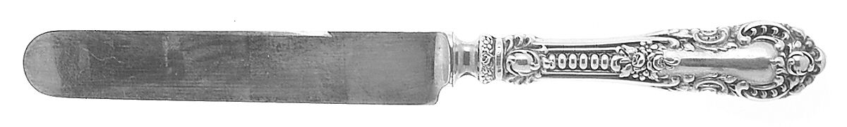 Apollo (Sterling) Blunt Hollow Knife with Bolster by JB & SK Knowles Silver-1