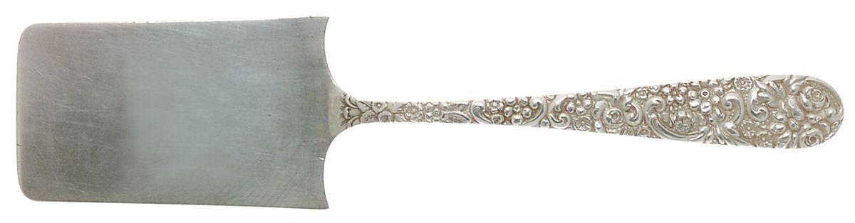 Repousse (Sterling, 1910) Solid Hot Cake Server by Jenkins & Jenkins-1