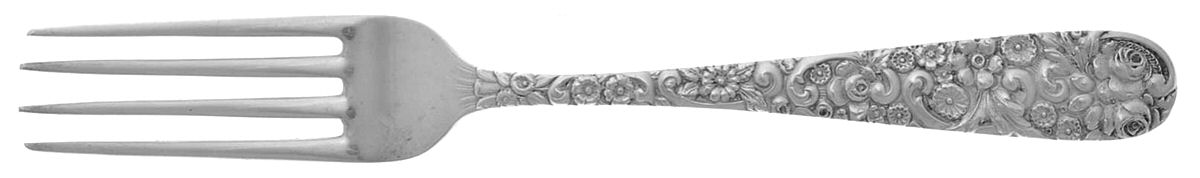 Repousse (Sterling, 1910) Fork by Jenkins & Jenkins-1