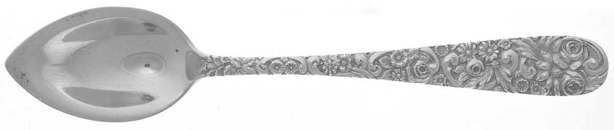 Repousse (Sterling, 1910) Fruit/Orange Spoon by Jenkins & Jenkins-1