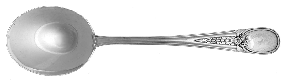 Rittenhouse (Sterling, 1945) Round Bowl Soup Spoon (Cream Soup) by J E Caldwell-1