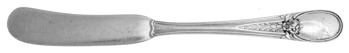 Rittenhouse (Sterling, 1945) Flat Handle Butter Spreader by J E Caldwell-1