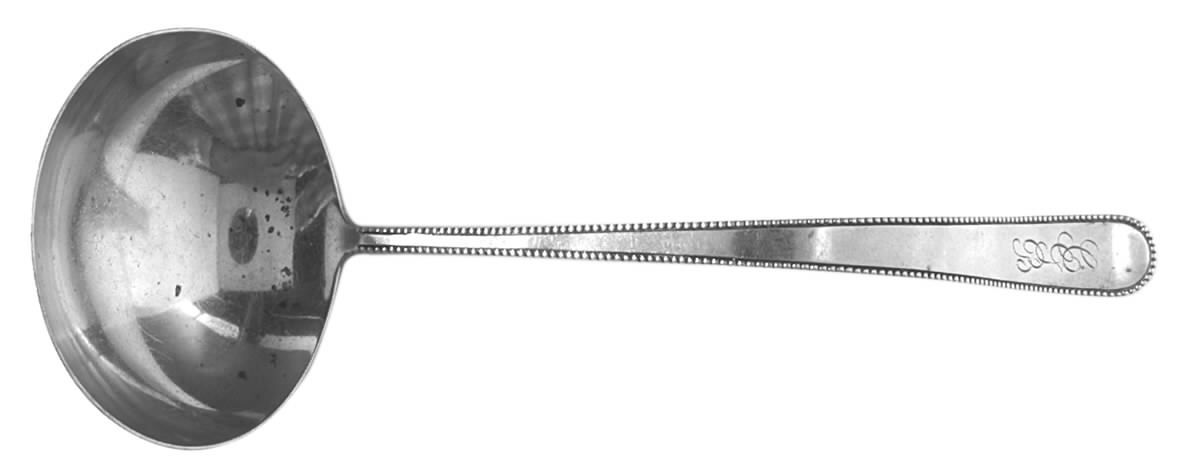 JUA2 (STERLING) Small Solid Soup Ladle by Justis & Armiger-1