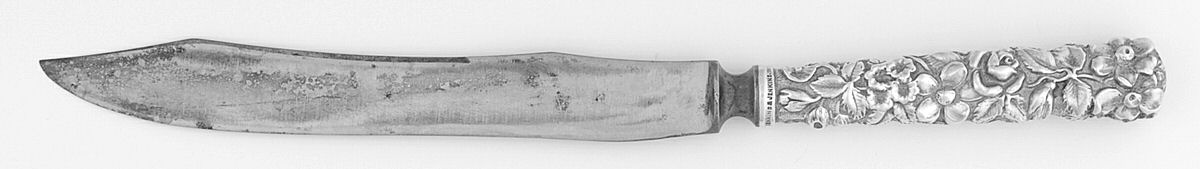 JEJ3 (STERLING) Small Steak Carving Knife, Silverplate Blade by Jenkins & Jenkins-1