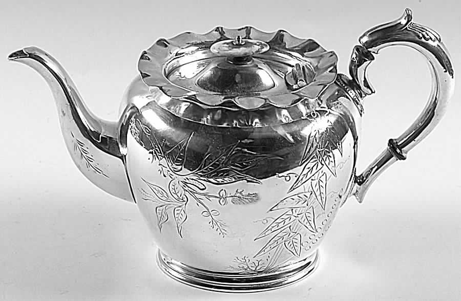 Silverplate Hollowware Teapot by Joseph Fenton-1