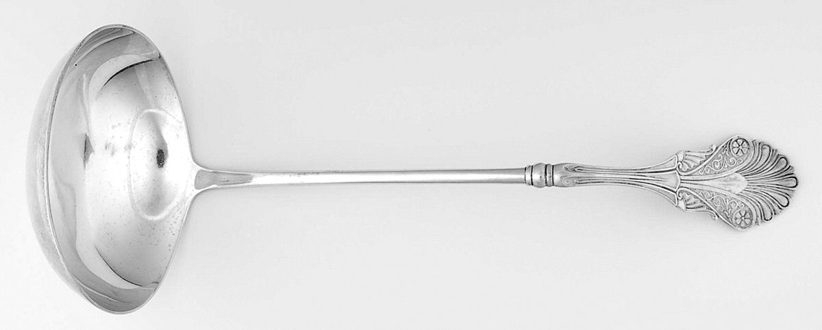 Corinthian (Sterling, 1868) Ladle-Soup/Solid-Small by John Polhamus-1