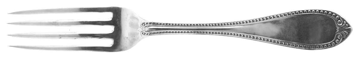 Bead (Sterling, 1850) Fork by John Polhamus-1
