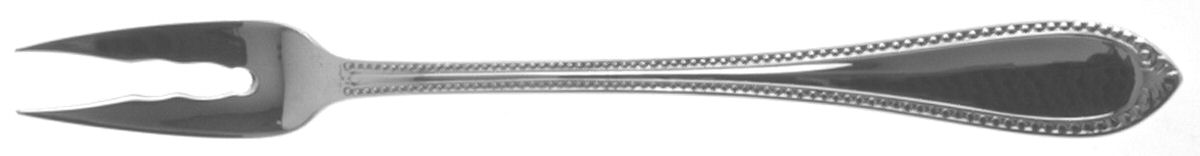 Bead (Sterling, 1850) Individual Solid Fruit Fork by John Polhamus-1