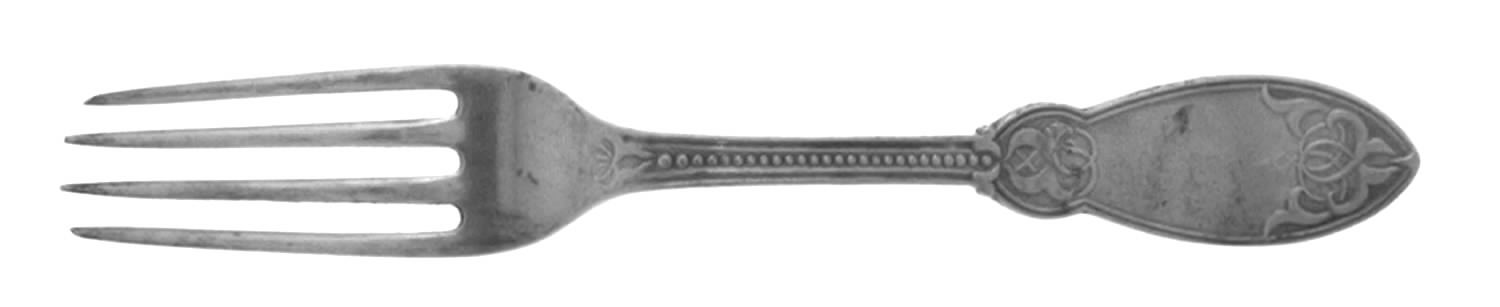 Oriental (Sterling, 1855-1860) Fork by John Polhamus-1
