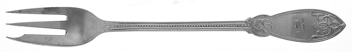 Oriental (Sterling, 1855-1860) Oyster Fork by John Polhamus-1