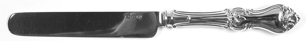 Prince Albert (Sterling, 1865) Blunt Solid Knife by John Polhamus-1