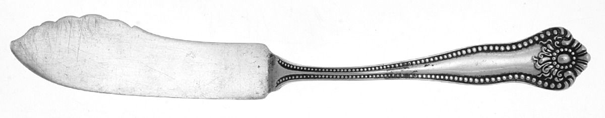 Lexington (Sterling) Flat Handle Master Butter Knife by JB & SK Knowles Silver-1