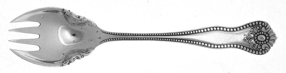 Lexington (Sterling) Ice Cream Fork by JB & SK Knowles Silver-1