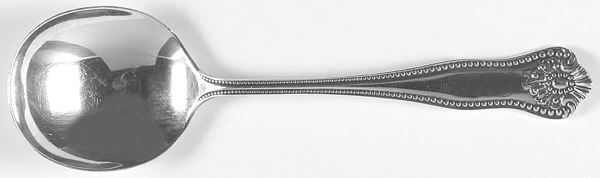 Lexington (Sterling) Round Bowl Soup Spoon (Gumbo) by JB & SK Knowles Silver-1