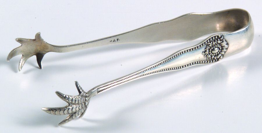 Lexington (Sterling) Bon Bon Tongs by JB & SK Knowles Silver-1
