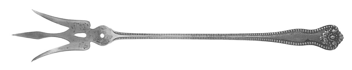 Lexington (Sterling) Large Lettuce Serving Fork by JB & SK Knowles Silver-1