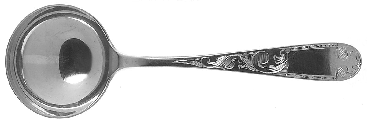 Mayflower (Sterling) Round Bowl Soup Spoon (Bouillon) by Jenkins & Jenkins-1