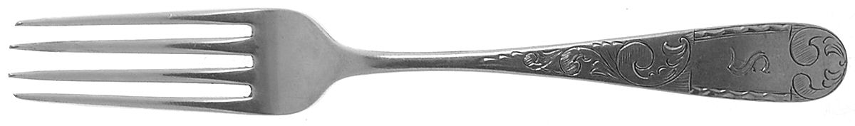 Mayflower (Sterling) Monogram Individual Salad Fork by Jenkins & Jenkins-1
