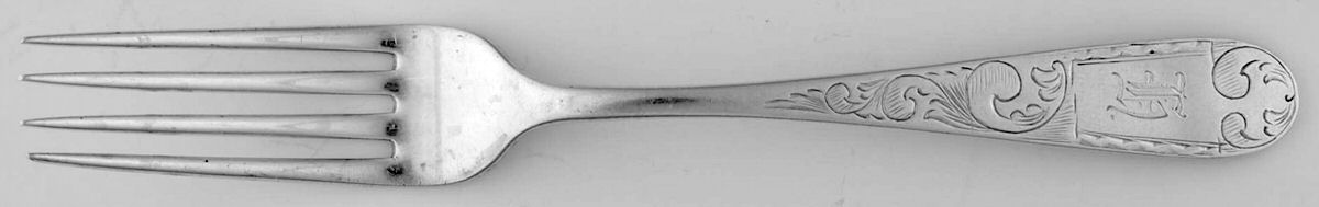 Mayflower (Sterling) Monogram Fork by Jenkins & Jenkins-1