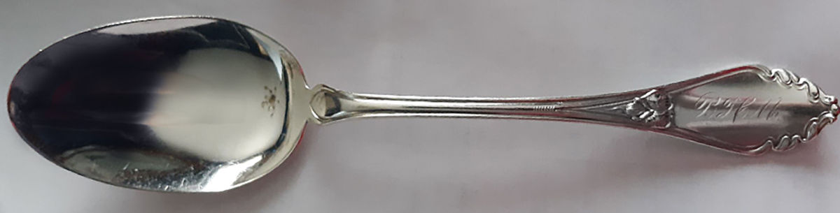 Sweet Pea (Sterling) Tablespoon (Serving Spoon) by JB & SK Knowles Silver-1