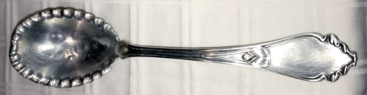 Sweet Pea (Sterling) Sugar Spoon by JB & SK Knowles Silver-1