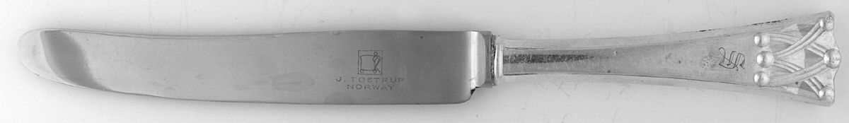 JTO2 (Silverplate) New French Hollow Knife by J. Tostrup (Norway)-1