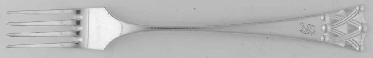JTO2 (Silverplate) Dessert Fork by J. Tostrup (Norway)-1