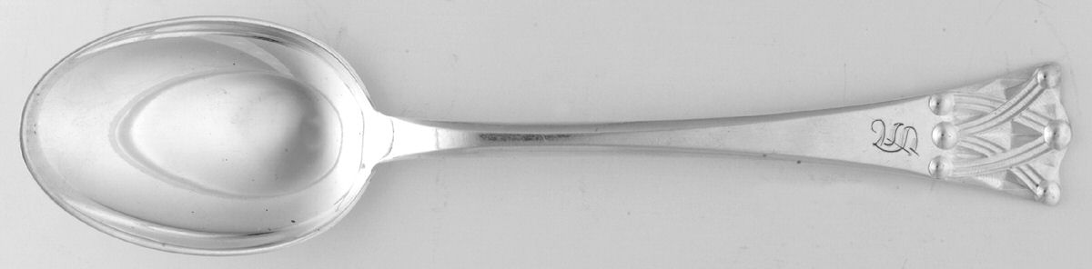 JTO2 (Silverplate) Place/Oval Soup Spoon by J. Tostrup (Norway)-1