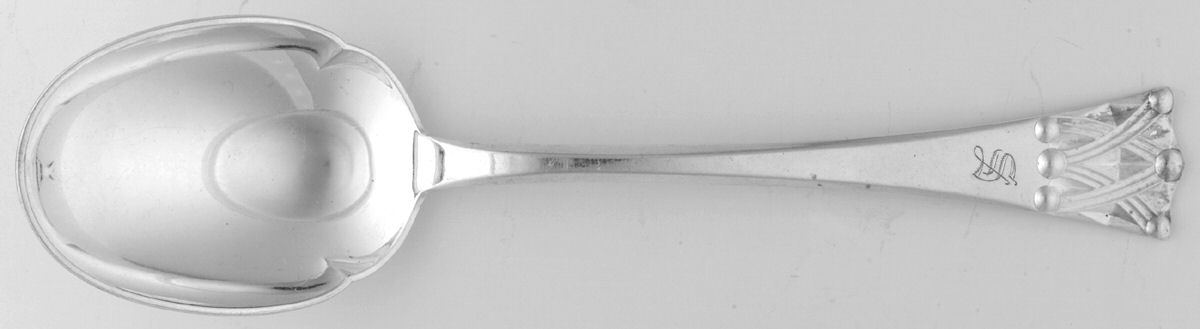 JTO2 (Silverplate) Tablespoon (Serving Spoon) by J. Tostrup (Norway)-1