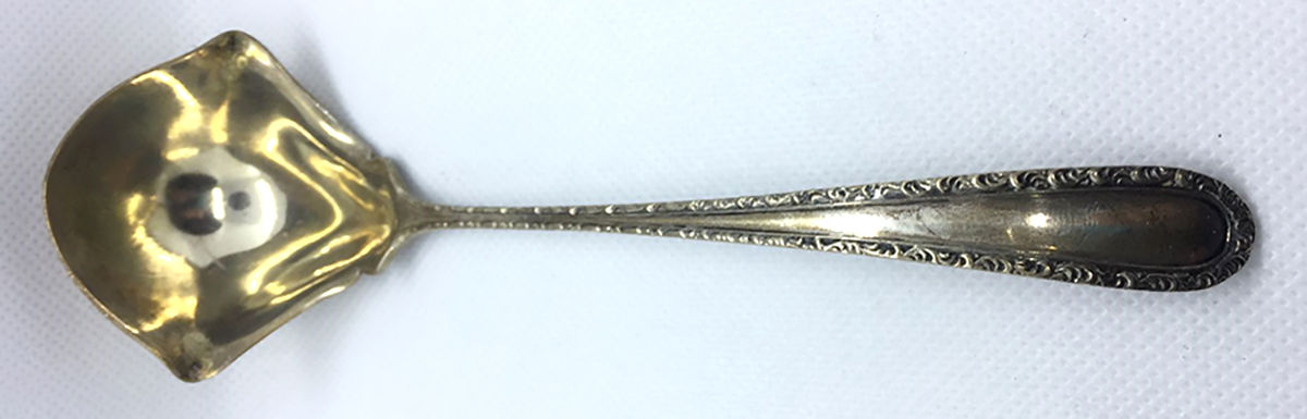 JEW12 (Sterling) Solid Piece Cream Ladle by J E Caldwell-1