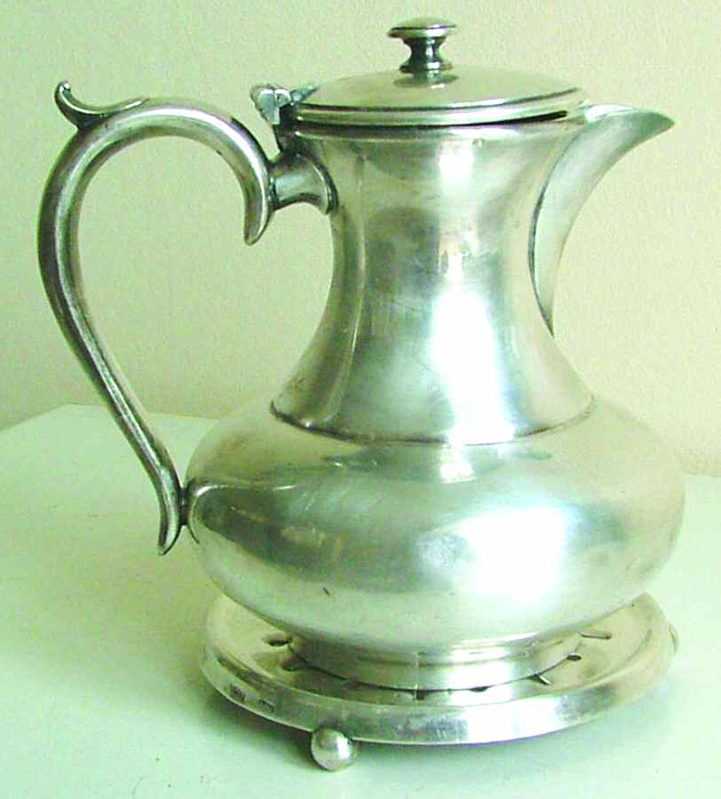 100 (Silverplate, Hollowware) Silverplate Coffee Pot by James Dixon & Sons-1