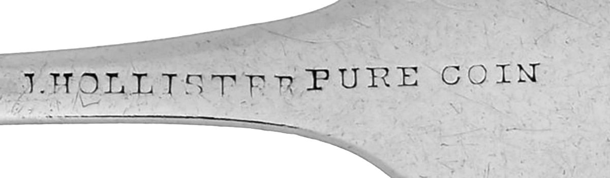 Coin Silver Flatware Teaspoon by J Hollister-3