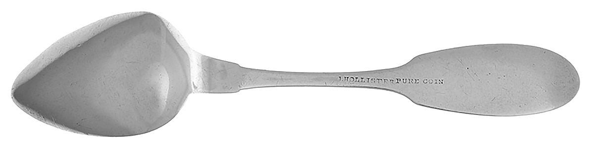 Coin Silver Flatware Teaspoon by J Hollister-2