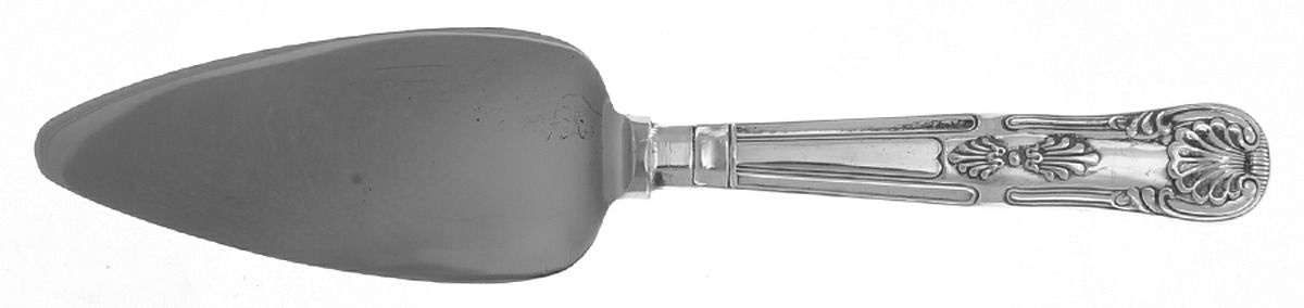 Kings (Silverplate) Cheese Server with Stainless Blade by John Turton-1