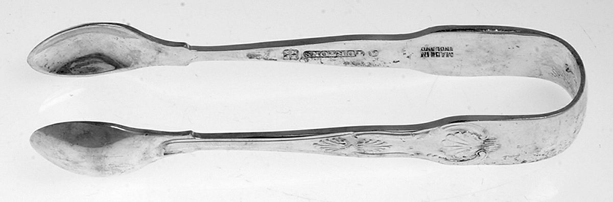 Kings (Silverplate) Sugar Tongs by John Turton-1