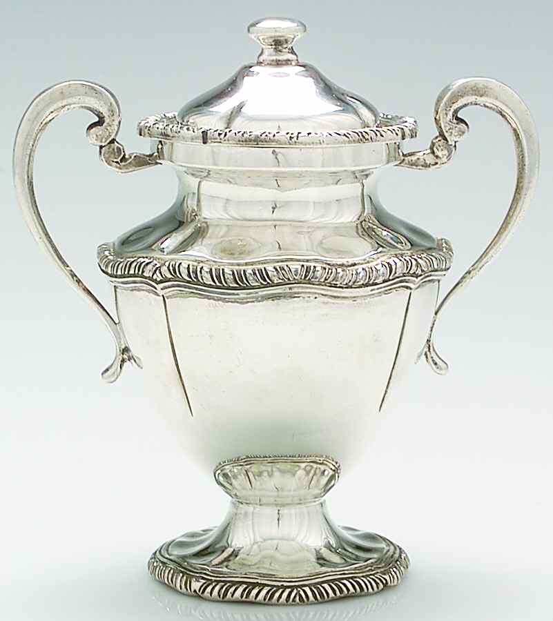 Sterling Hollowware Sugar Bowl & Lid by Juarez (Mexican)-1