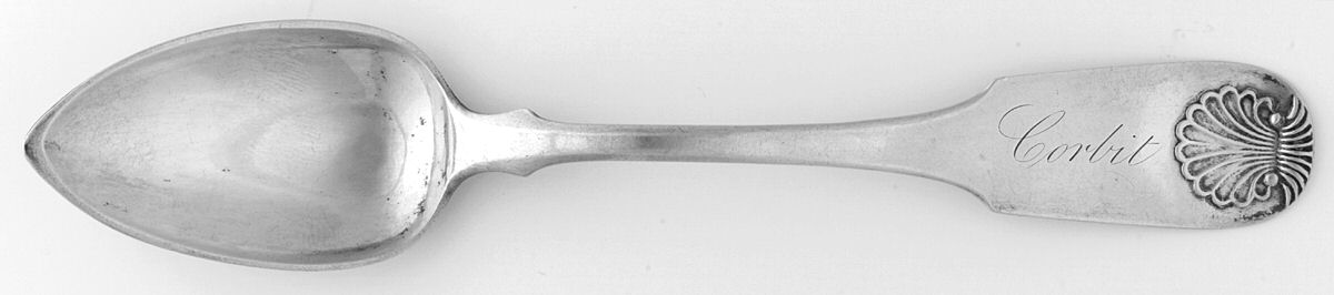JWW1 (COIN) Teaspoon by Jehu & W.L. Ward Co-1