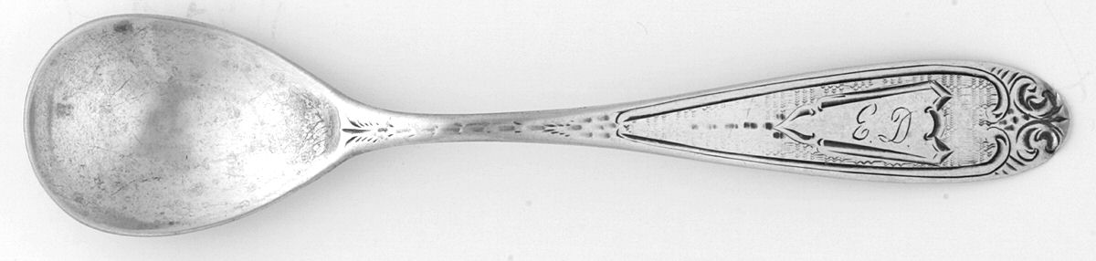 JCH1 (COIN) Egg Spoon by J C Hanna-1