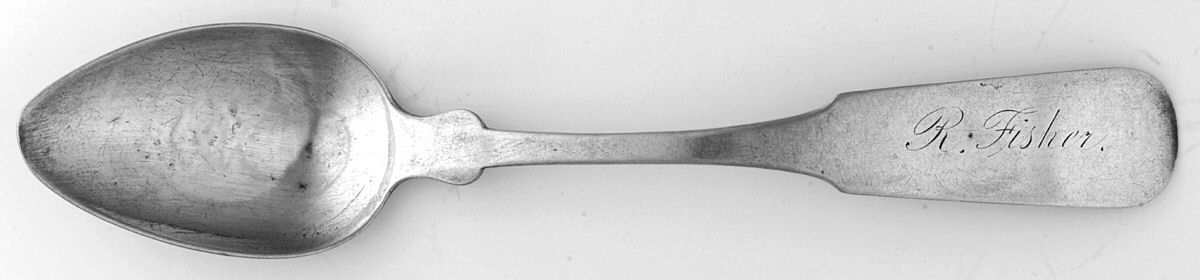 Coin Silver Flatware Teaspoon by Jones, Lows & Ball-1