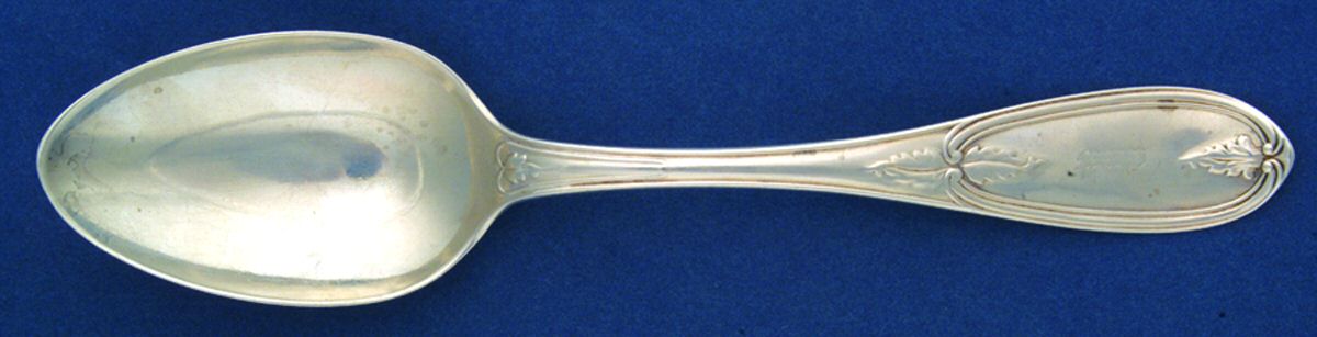 Olive (Sterling) Tablespoon (Serving Spoon) by J E Caldwell-1